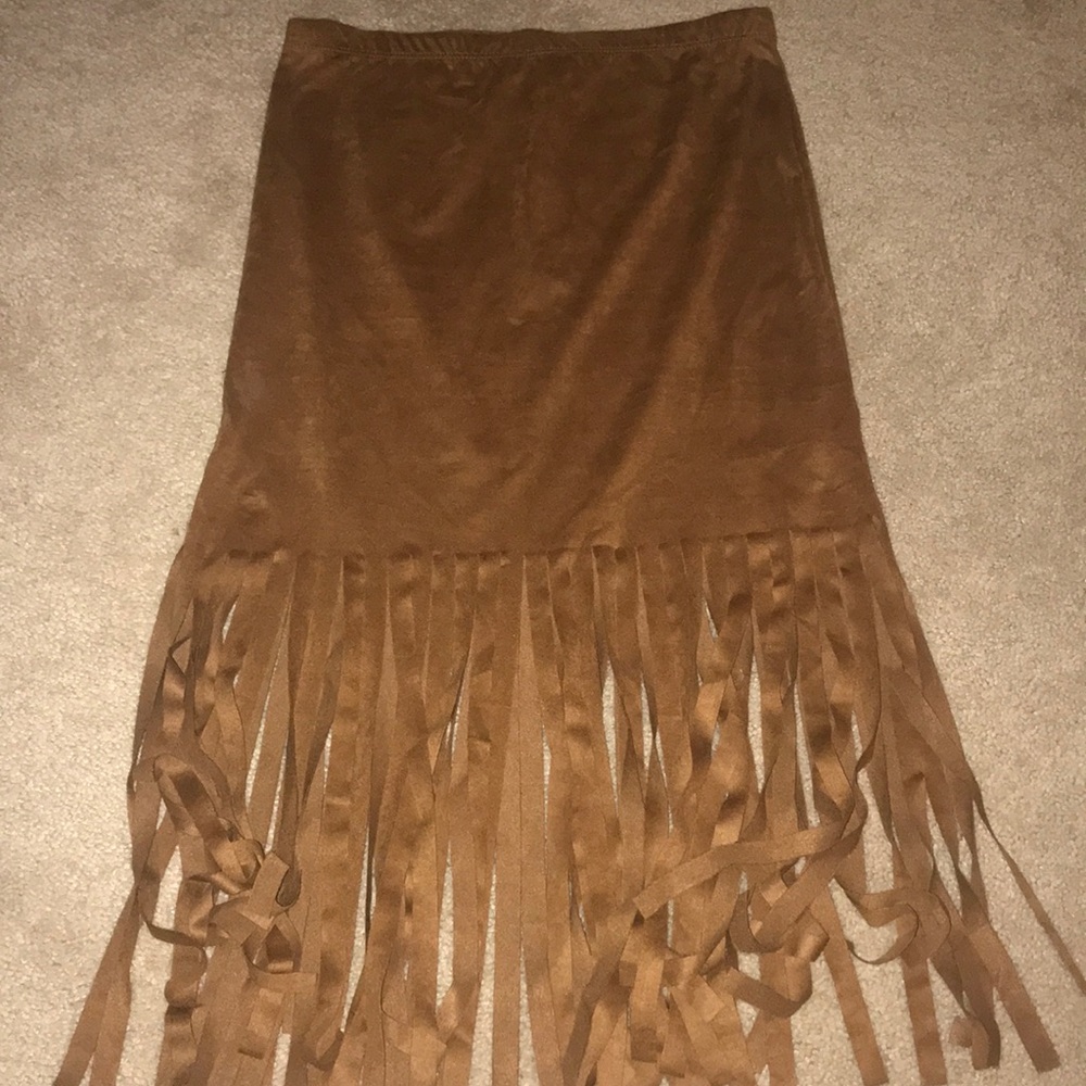 rust/auburn bodycon skirt🍂